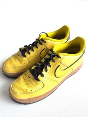 Nike Air Force 1 LV8 No 2 Gum Yellow C27939-700 Size 7Y